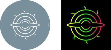 Black Hole Icon Design vector