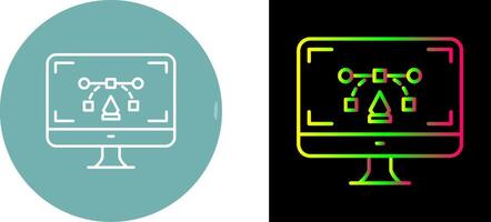 Desktop Icon Design vector
