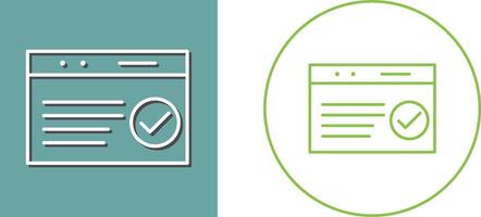 Unique QC Passed Icon Design vector