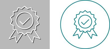 Unique Quality Control Icon Design vector