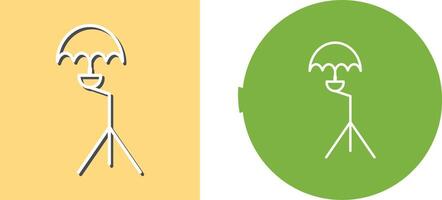 Unique Umbrella Stand Icon Design vector