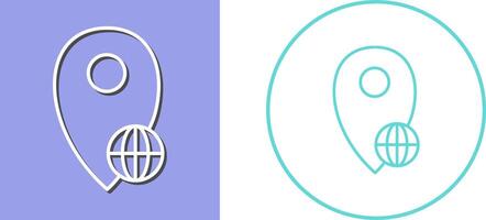 Global Locations Icon Design vector