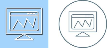 Web Analysis Icon Design vector