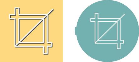 Unique Crop Icon Design vector