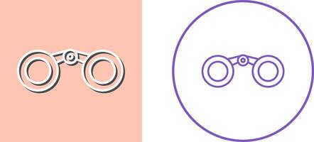 Binoculars Icon Design vector