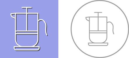 French Press Icon Design vector