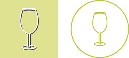 Wine Glass Icon Design vector