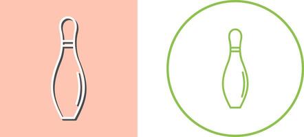 Bowling Pin Icon Design vector