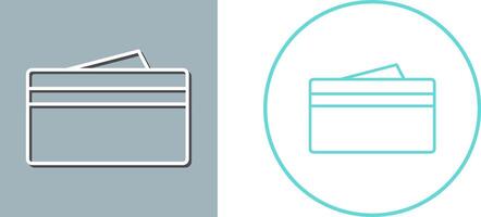 Unique Wallet Icon Design vector