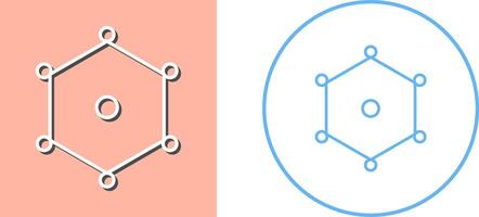 Unique Nodes Icon Design vector