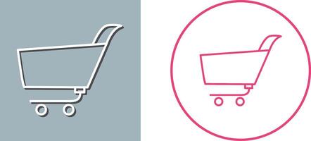 Unique Shopping Cart Icon Design vector