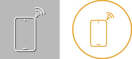 Unique Connected Device Icon Design vector