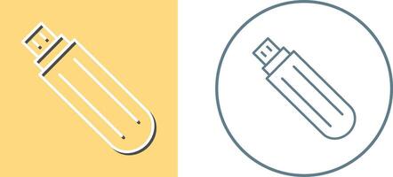 Unique USB Drive Icon Design vector