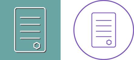 Unique Reports Icon Design vector