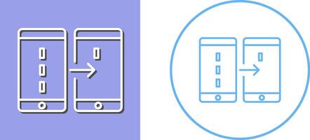 Unique Data Transfer Icon Design vector