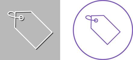 Unique Tag Icon Design vector