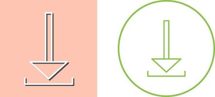 Unique Download Icon Design vector