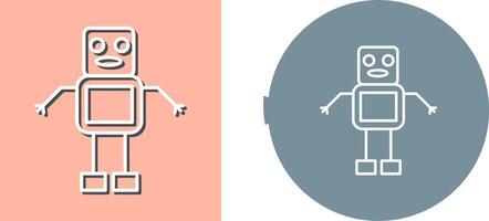 Unique Robot Icon Design vector