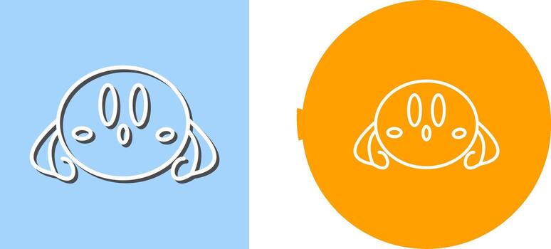 Unique Game Character Icon Design vector