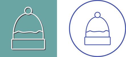 Warm Cap Icon Design vector