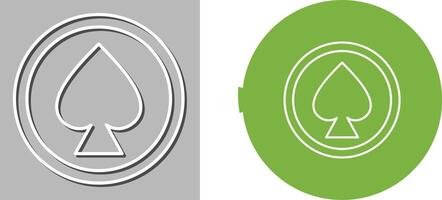 Unique Spade Icon Design vector