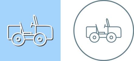 Safari Jeep Icon Design vector