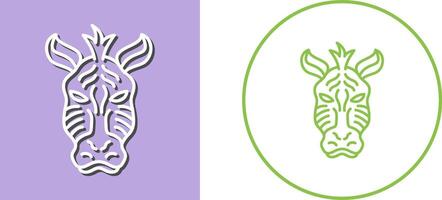 Zebra Icon Design vector