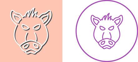 Pig Icon Design vector