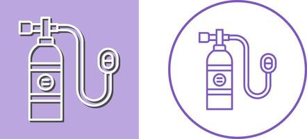 Oxygen Tank Icon Design vector