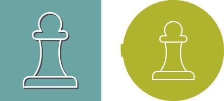 Unique Pawn Icon Design vector