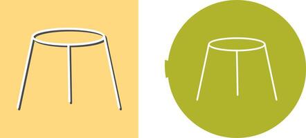 Unique Stool Icon Design vector