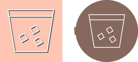 Unique Double Shot Icon Design vector