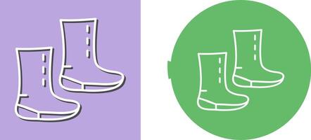 Unique Boots Icon Design vector