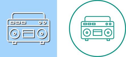 Casette Player Icon Design vector