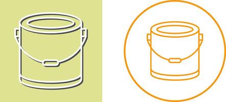 Paint Bucket Icon Design vector