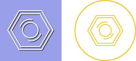 Nut Icon Design vector
