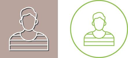 Prisioner Icon Design vector