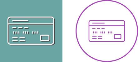 Debit Card Icon Design vector