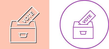 Casting Vote Icon Design vector