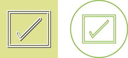 Checkbox Icon Design vector