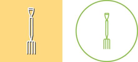 Gardening Fork Icon Design vector