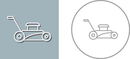 Lawn Mower Icon Design vector