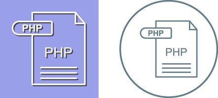 PHP Icon Design vector