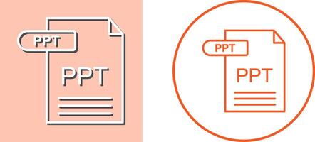 PPT Icon Design vector