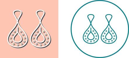 Earring Icon Design vector