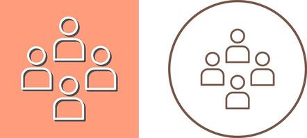 Network Group Icon Design vector