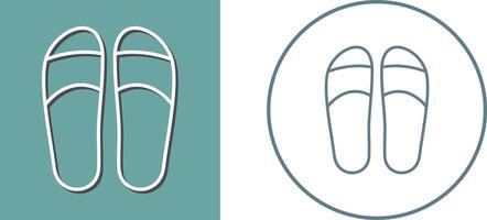 Slippers Icon Design vector