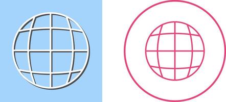 Globe Icon Design vector