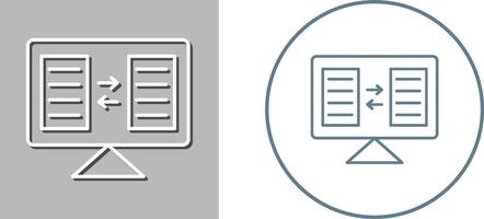 File Sharing Icon Design vector