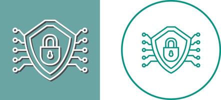 Cyber Security Icon Design vector